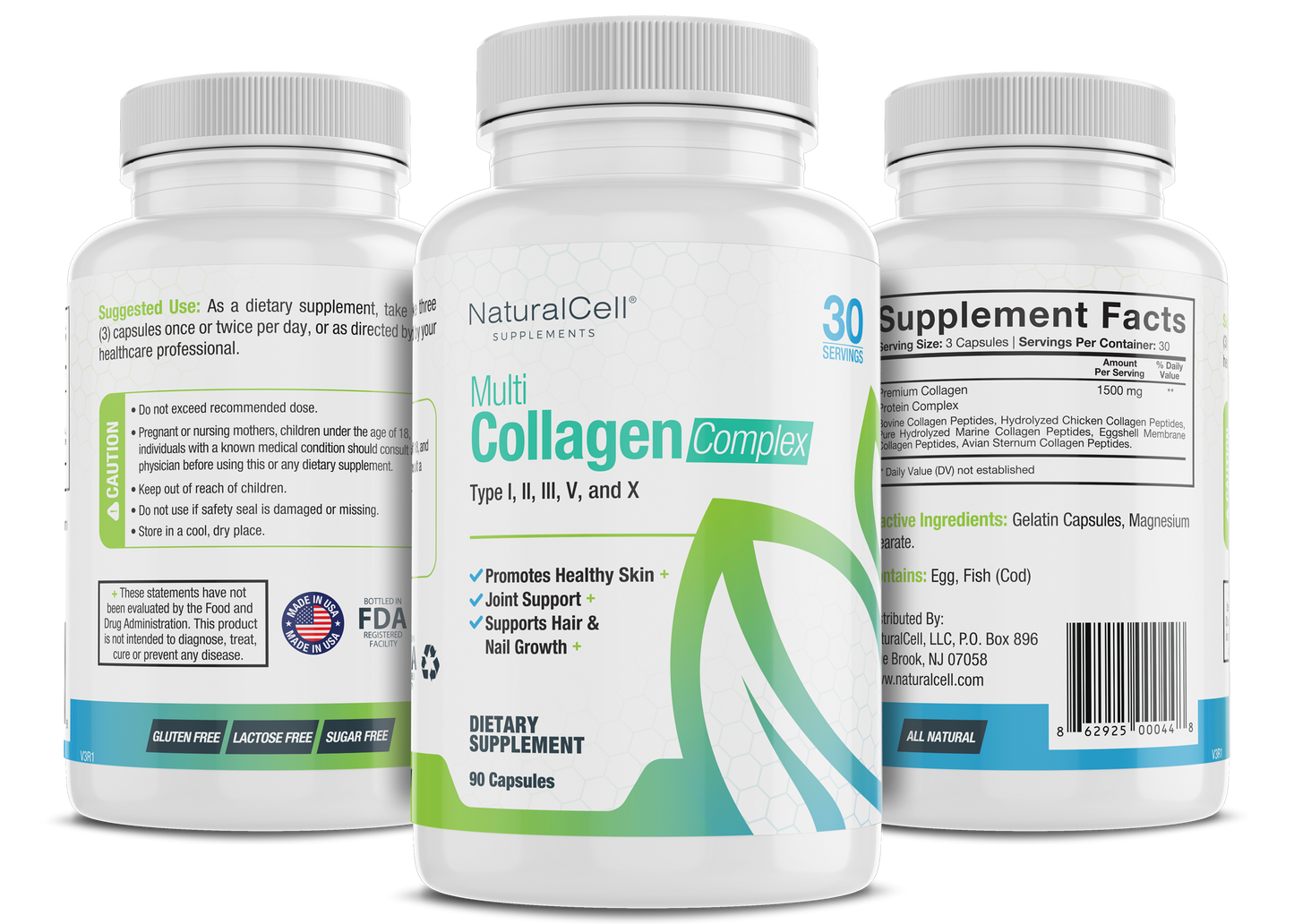 Multi Collagen Complex - Type I, II, III, IV, and V