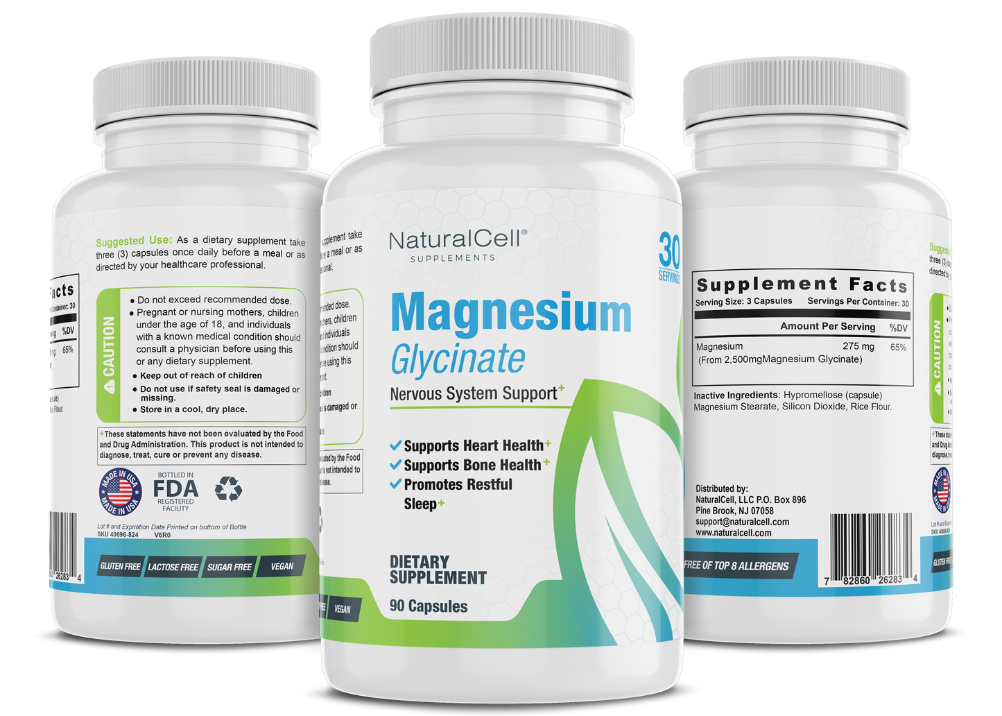 Magnesium Glycinate - Nervous System Support