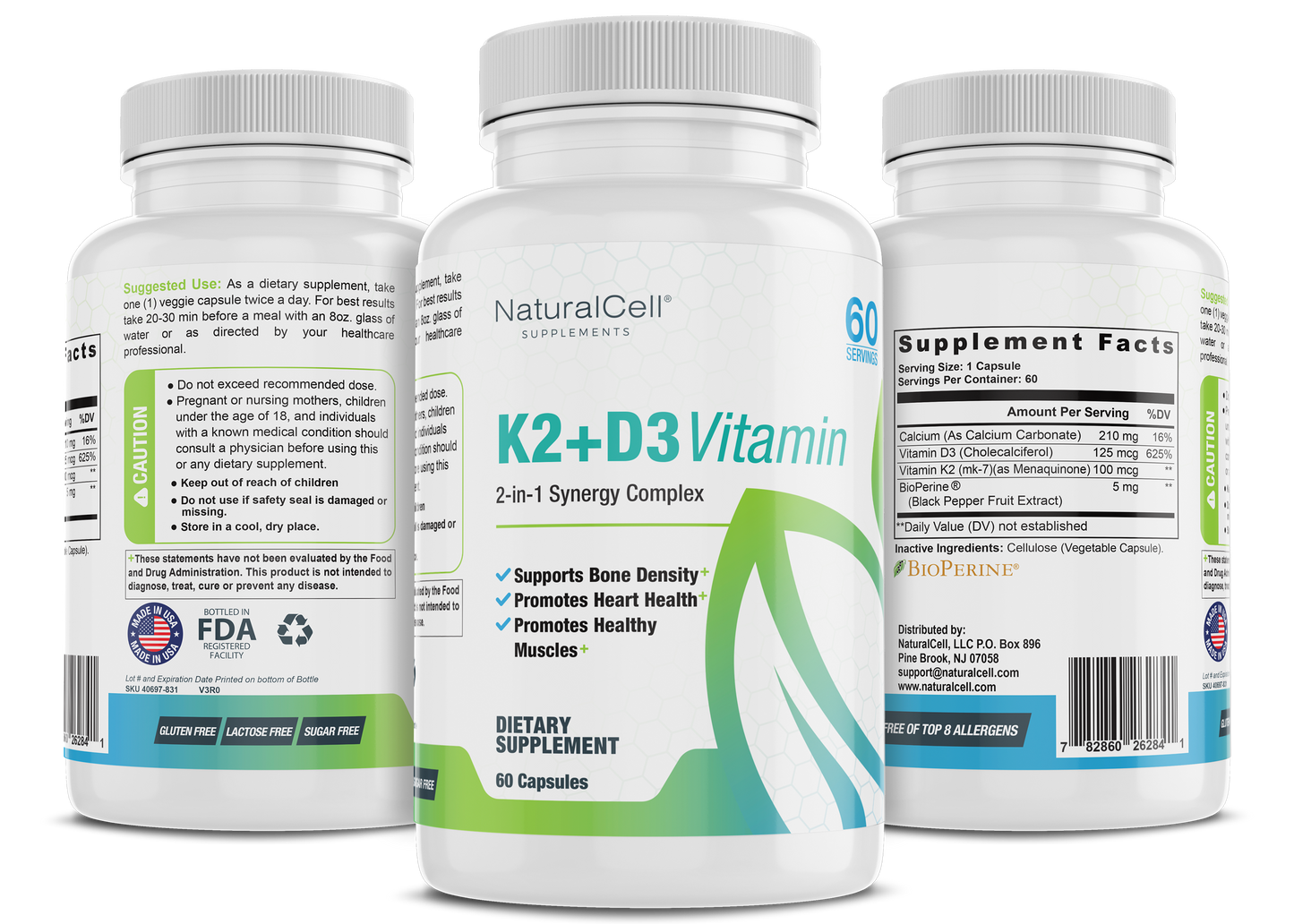 K2+D3 Vitamin - 2-In-1 Synergy Complex