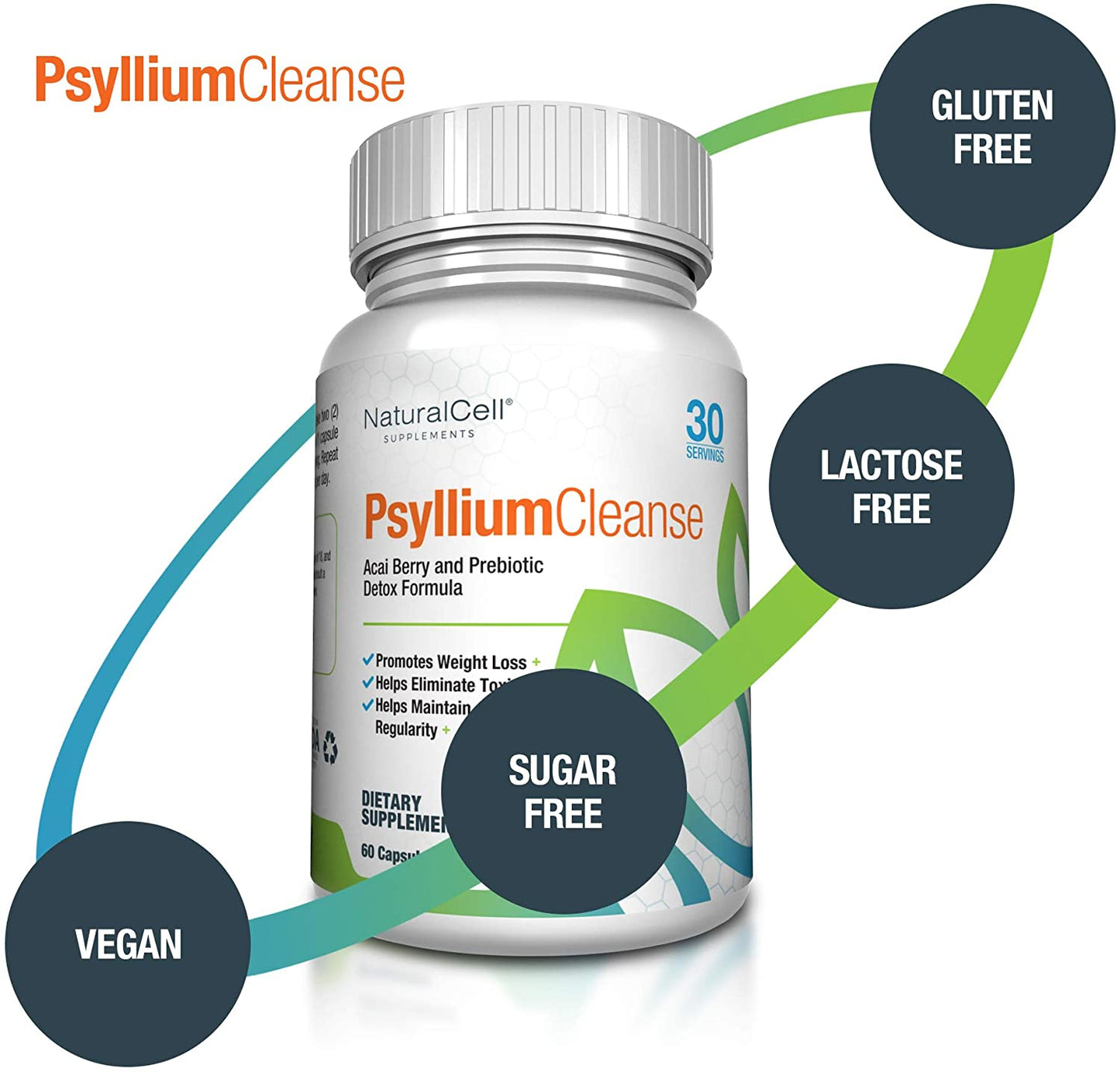 Psyllium Cleanse - Prebiotic Detox Formula
