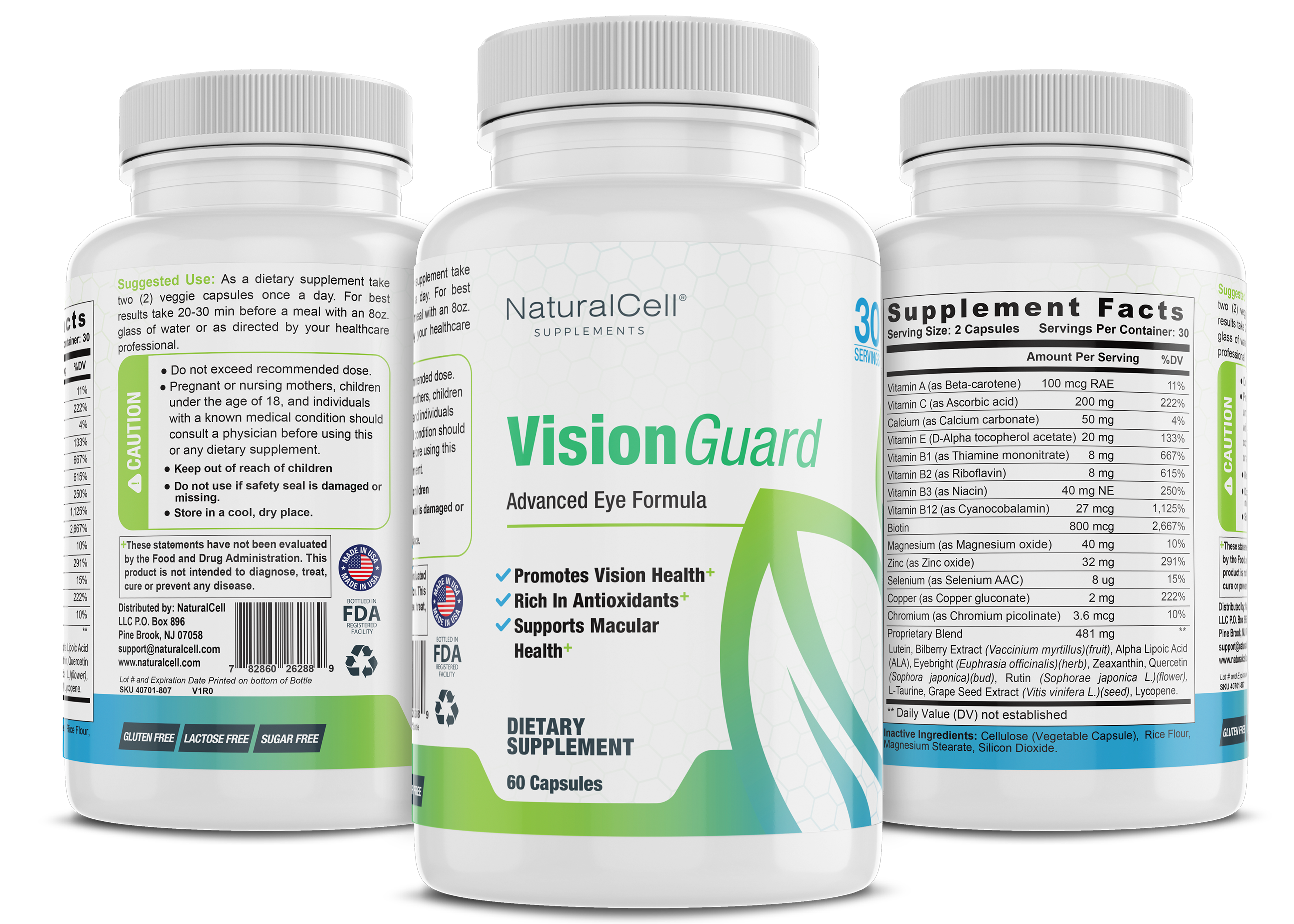 Vis Guard VisionGuard - Advanced Eye Formula – NaturalCell