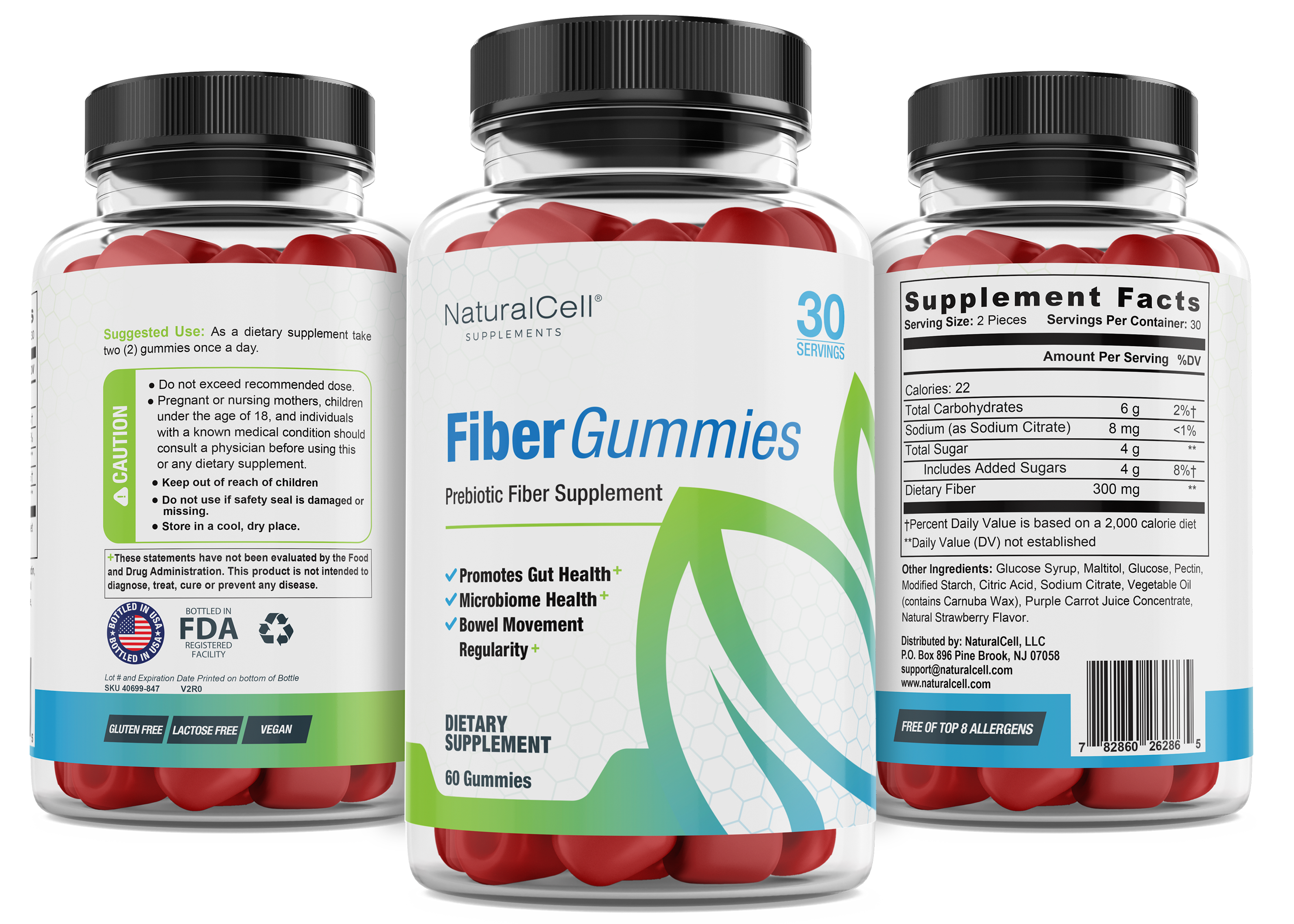 Fiber Gummies - Prebiotic Fiber Supplement