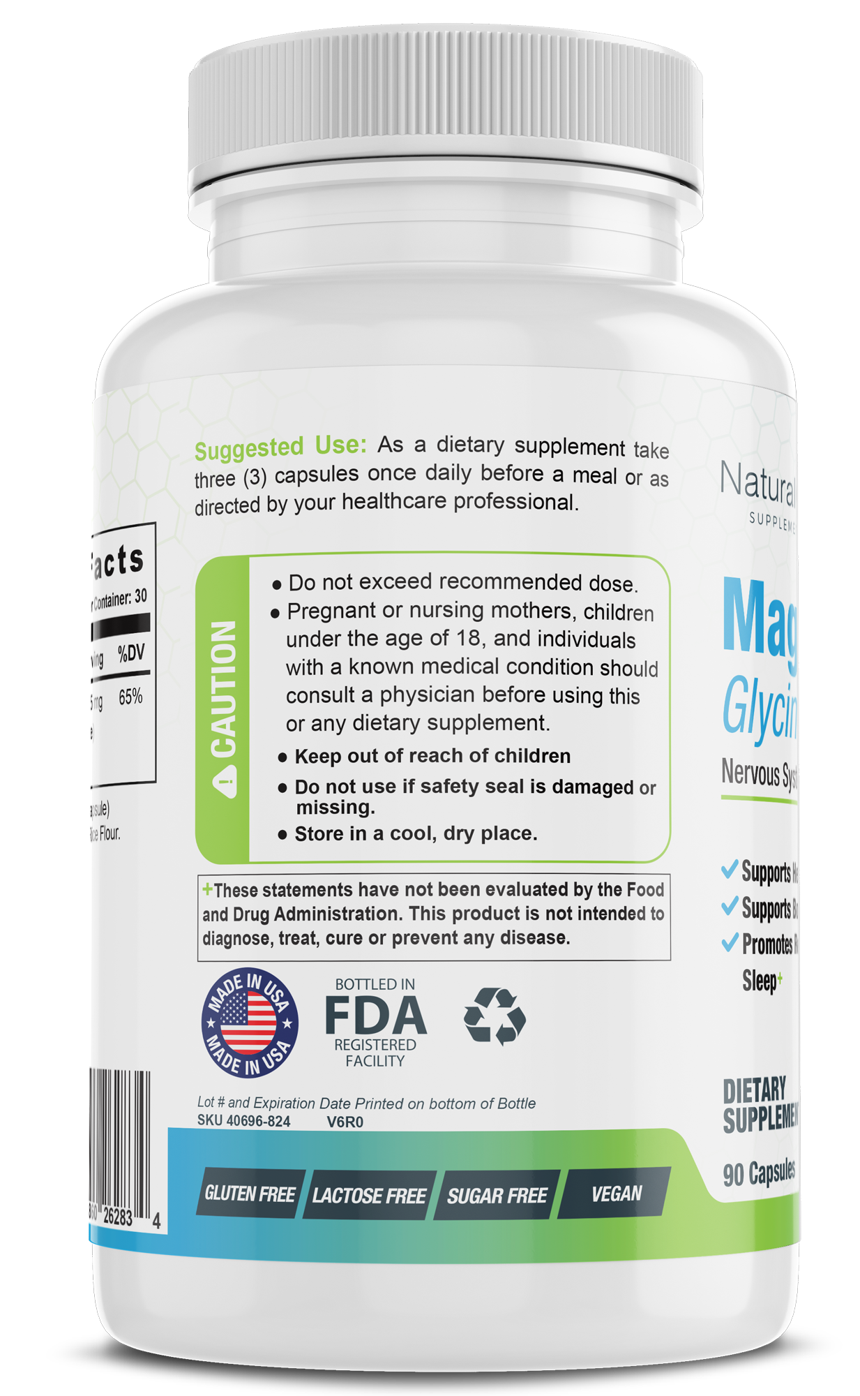 Magnesium Glycinate - Nervous System Support