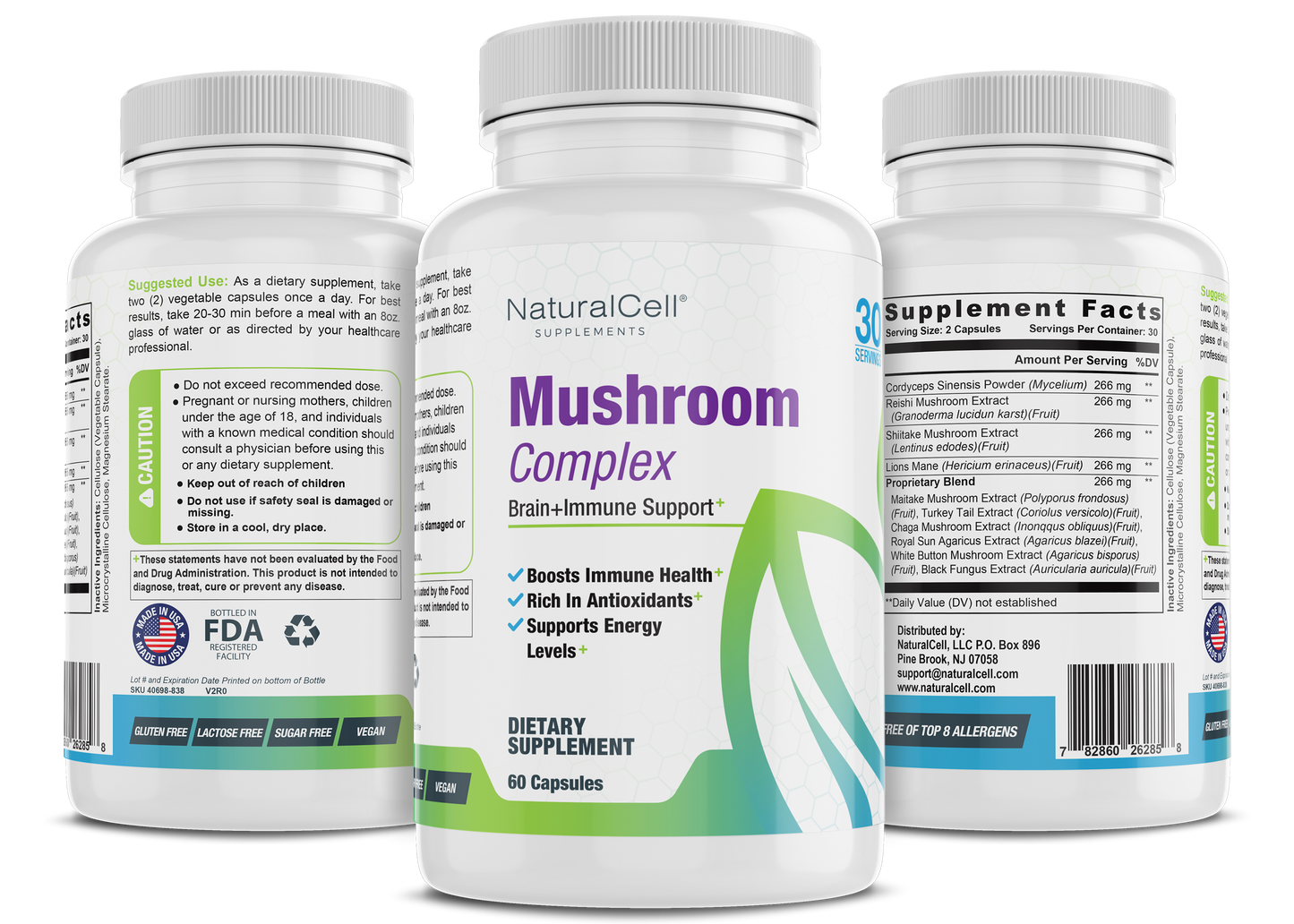Mushroom Complex - Brain + Immune Support