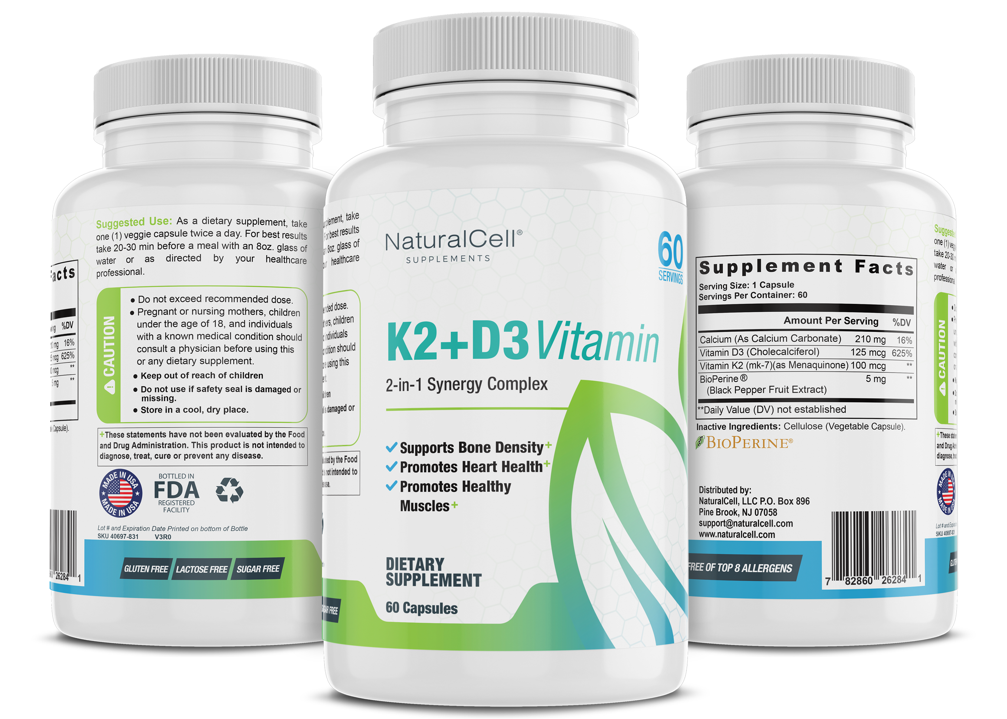 K2+D3 Vitamin - 2-In-1 Synergy Complex